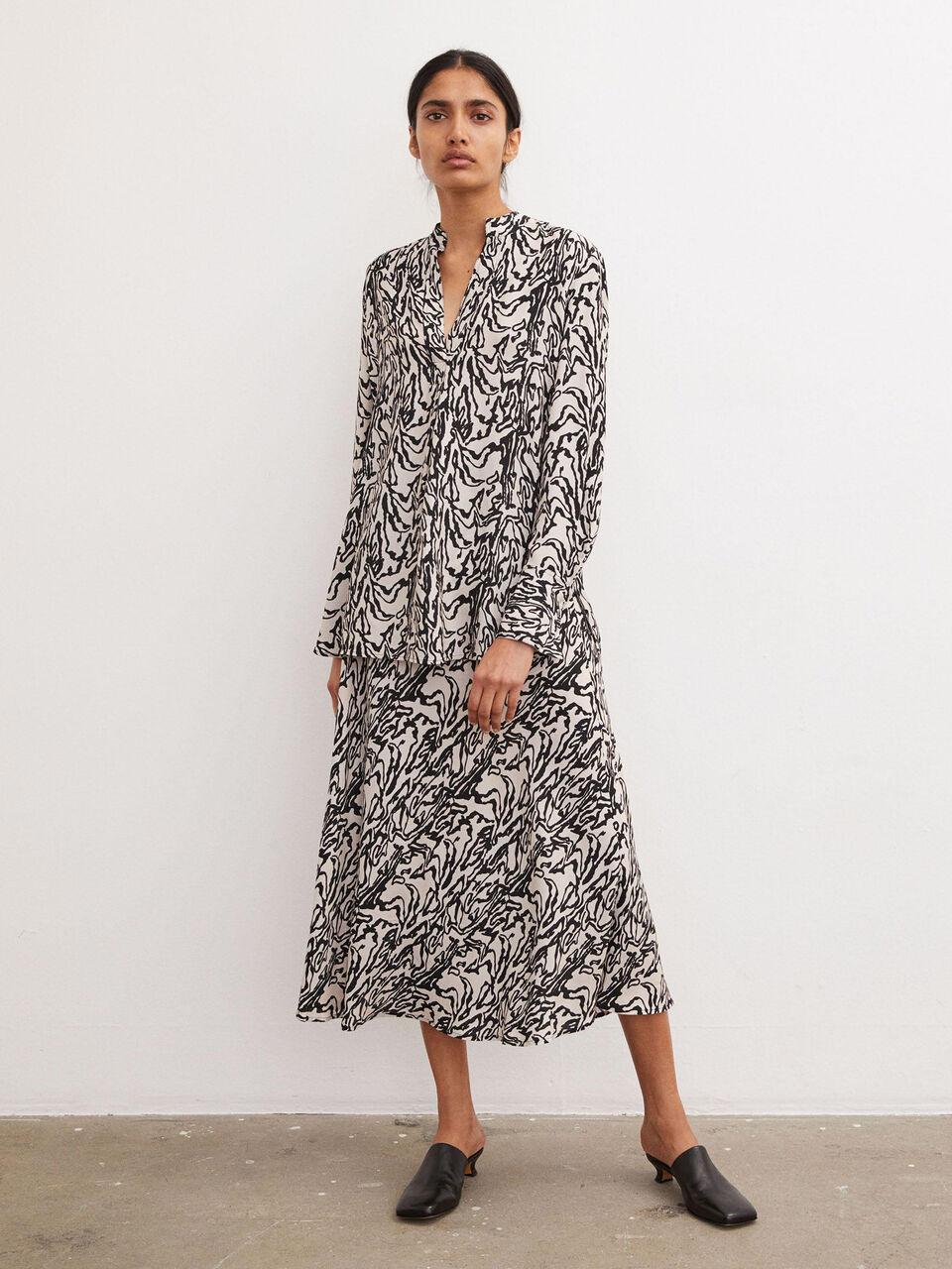 by Malene Birger Slip-over Blouse primrose weave pattern elegant Fashion Blouses Slip-over Blouses 